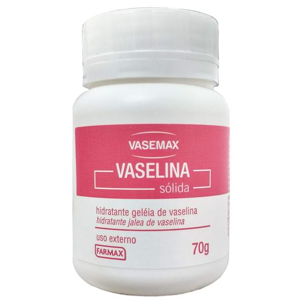 Vaselina Sólida Pomada Vasemax Farmax Pote 70g