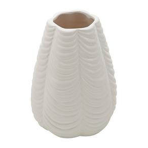 Vaso de Cerâmica 15cm Layers Prestige - Branco