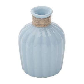 Vaso de Cerâmica Azul Claro 15cm Celo Prestige