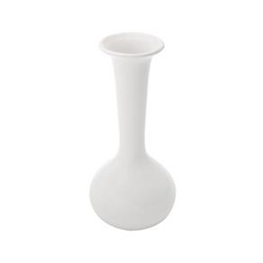 Vaso de Cerâmica com Acabamento em Vidro Trumpet 8,5X8,5X18,5cm