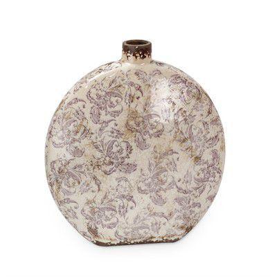 Vaso de Cerâmica com Oval - Cromus