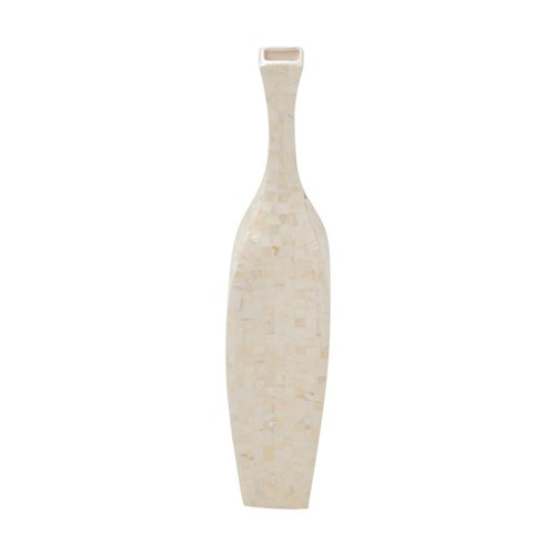 Vaso de Cerâmica da Prestige, com Madrepérola, 14X60cm - 2892