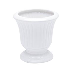Vaso de Cerâmica Grece 12cmx12cmx12cm Rojemac Branco