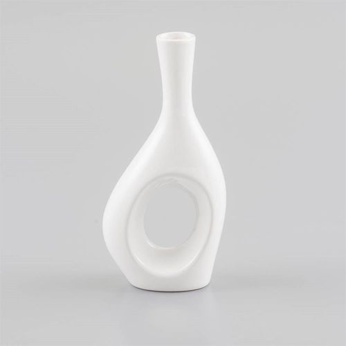 Vaso de Cerâmica Luminos Branco Rojemac - 30257