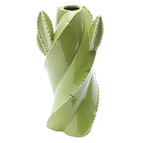 Vaso de Cerâmica Prestige Cacto 20,7x38,1 Cm - Verde