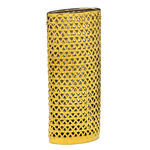 Vaso de Ceramica Reale Dourado 39cm Espressione