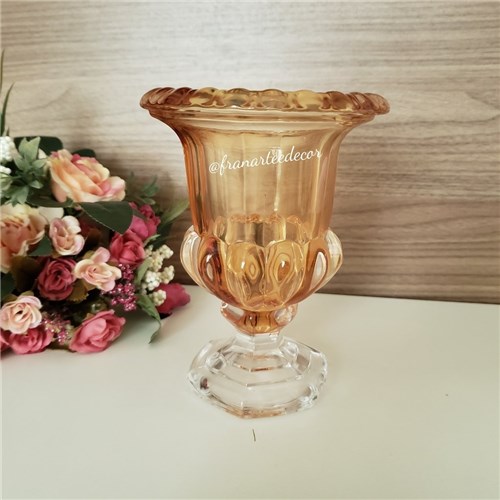 Vaso de Cristal Ambar 12 Cm