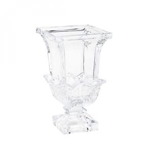 Vaso de Cristal com Pé Deco 14cmx24,5cm Rojemac Transparente