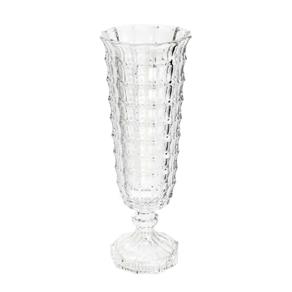 Vaso de Cristal com Pé Mauricius - F9-2195 - Transparente