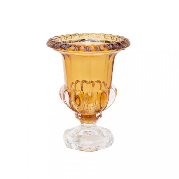 Vaso de Cristal com Pé Sussex 12cmx15cm Rojemac Transparente/Âmbar