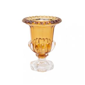 Vaso de Cristal com Pé Sussex 12cmx15cm Rojemac Transparente/Âmbar