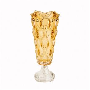 Vaso de Cristal Samba Âmbar 40,5Cm