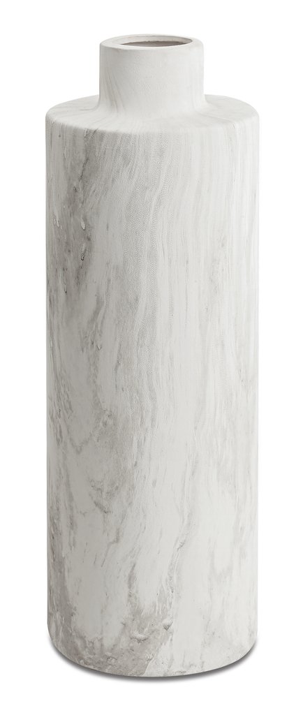 Vaso de Mármore em Cerâmica | Branco M