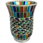 Vaso De Mosaico - 14x20 Cm