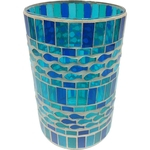 Vaso De Mosaico - 12x20 Cm