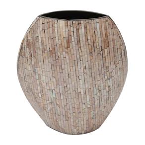 Vaso de Papel Mache 36cm Cedar Prestige - Marrom