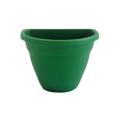 Vaso de Parede - Verde Escuro - 15 Cm - Kit 05 Un + Brinde