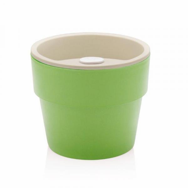 Vaso de Plástico Autoirrigavel Pantar ou Verde 12,5 X 10 Cm - 26426