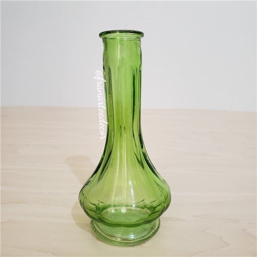 Vaso de Vidro 15 Cm - Verde