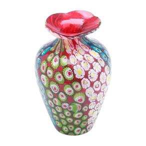 Vaso de Vidro 18cm Furtacor Prestige - Colorido