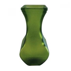 Vaso de Vidro 7X7X20Cm - Verde