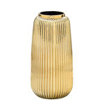 Vaso de Vidro Dourado Nice 30cm Espressione