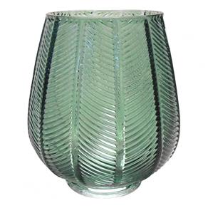 Vaso de Vidro Plant 15cm - Verde