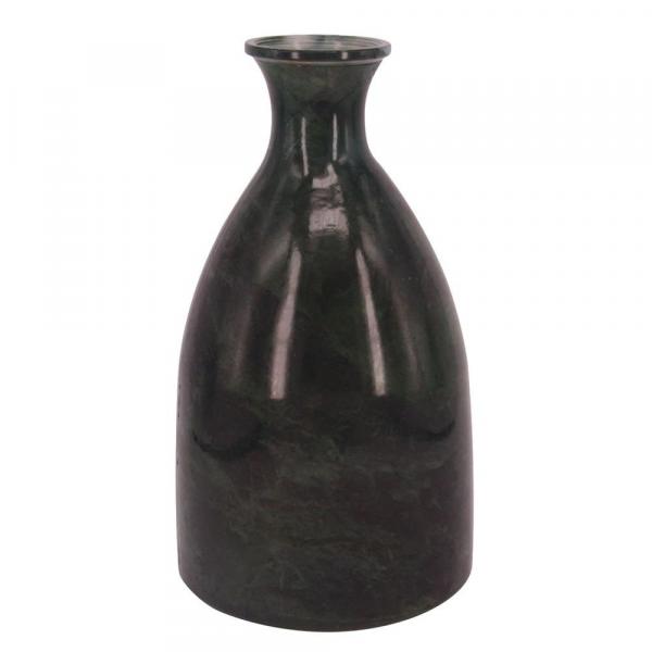 Vaso de Vidro Verde 13cm X 13cm X 23cm - Btc Decor