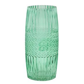 Vaso de Vidro Verdetiffany Espressione - 30cm