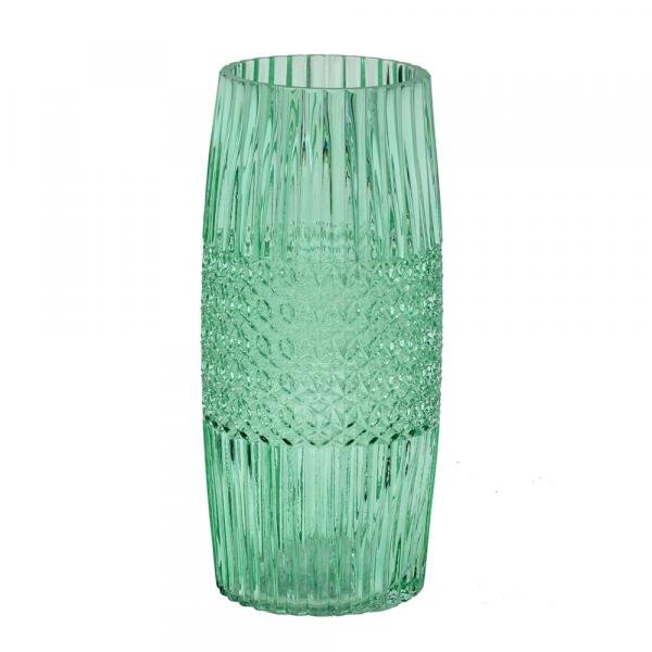 Vaso de Vidro VerdeTiffany Espressione 25cm