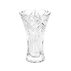 Vaso Decorativo 30cm de Cristal Ecológico Taurus Acinturado Bohemia - R5507