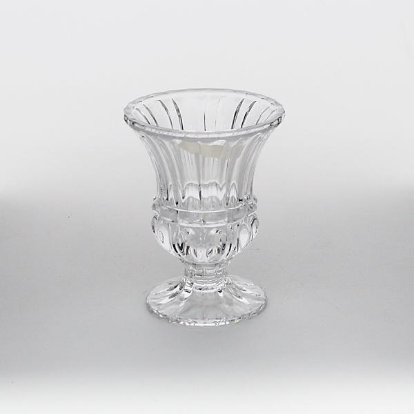 Vaso Decorativo 15cm de Cristal com Pé Athena Wolff - R5352