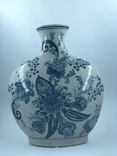 Vaso Decorativo Azul e Branco - Espressione
