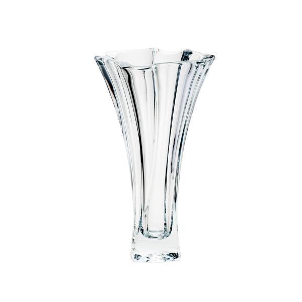 Vaso Decorativo 32cm de Cristal Ecológico Acinturado Neptun Bohemia - R5896