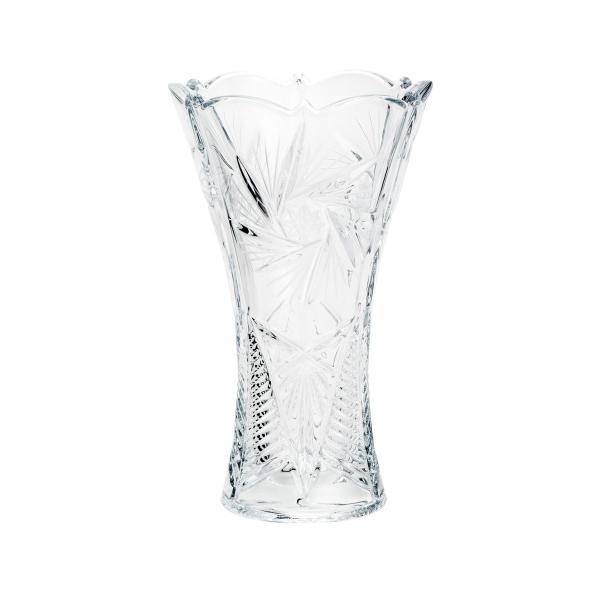 Vaso Decorativo Cristal Ecológico 20.5Cm Pinwheel Luxo Bohemia