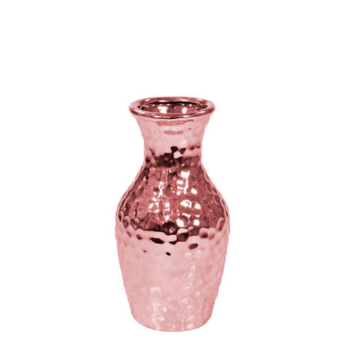 Vaso Decorativo de Cerâmica Cobre 12,5 Cm