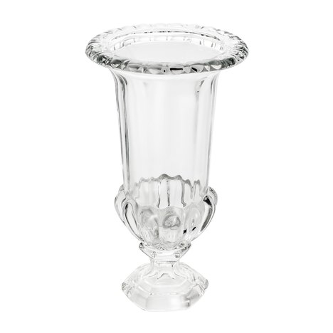 Vaso Decorativo de Cristal com Pé 21X37.5Cm Sussex Wolff