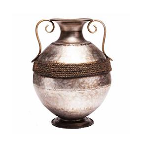 Vaso Decorativo de Ferro Niquelado 27,5cm 30185 - Prestige