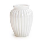 3 Vaso Decorativo Oval Branco 1x 8 Cm Decoração Festas