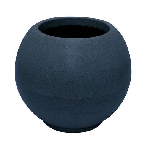 Vaso Decorativo Plastico Bola Liso 52 Azul Macauba