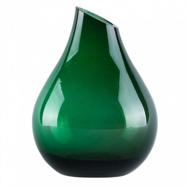 Vaso Decorativo Vidro Verde BTC