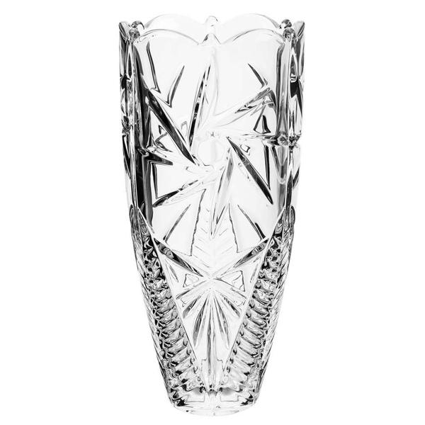 Vaso Pinwheel em Cristal Ecológico 30Cm - 56747 - Bohemia