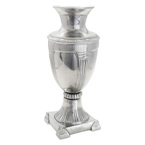Vaso Romano de Alumínio Polido Altura 47cm- Metalflor