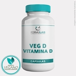 VEG D 400ui (10mg) - Vitamina D2 - VEGANA - 60 CÁPSULAS