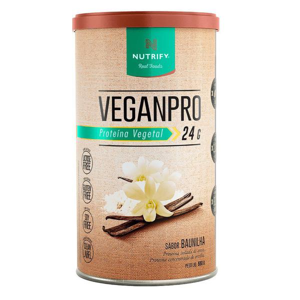 Veganpro Baunilha (550g) Proteina Vegetal - Nutrify