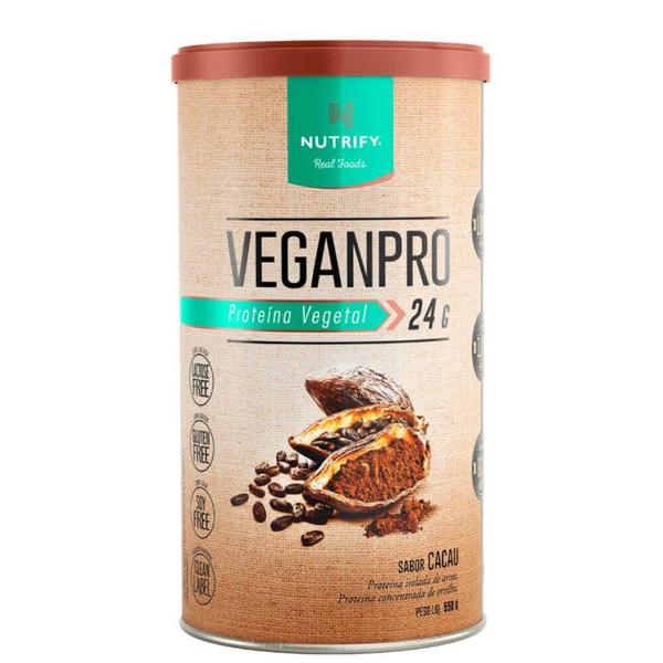 Veganpro Cacau (550g) Proteina Vegetal - Nutrify