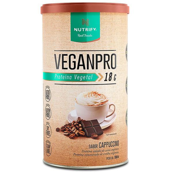 Veganpro Cappuccino (550g) Proteina Vegetal - Nutrify