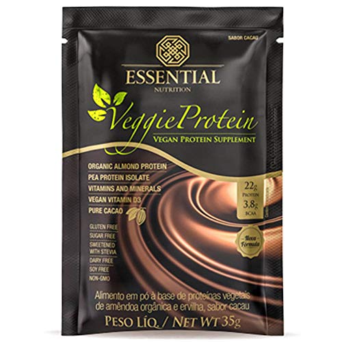 Veggie Protein Cacao Nova Fórmula Sachê 35g Essential Nutrition