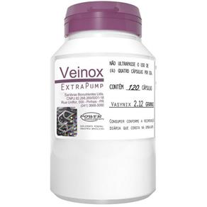 Veinox Extra Pump - Power Supplements - 120 CÁPSULAS