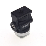VELEDGE portátil Rig Camera Video Monitor Magia cabeça aderência com Hot Shoe Mount para CANON NIKON LED DSLR Luz / Microfone